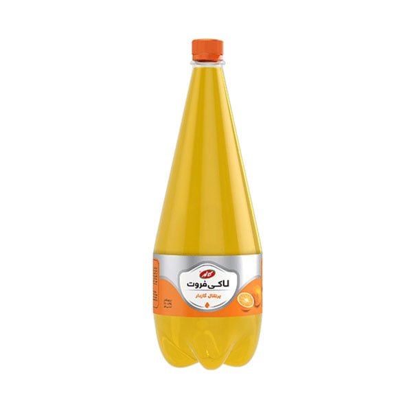 نوشیدنی پرتقال لاکی فروت 1500میلی لیتر